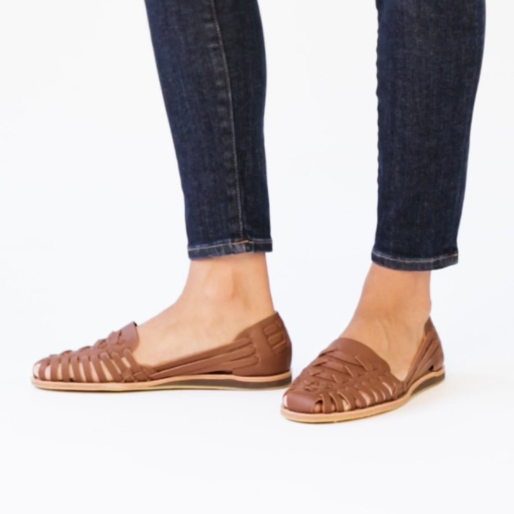 Nisolo Huarache Sandal 8 Burnt Sienna